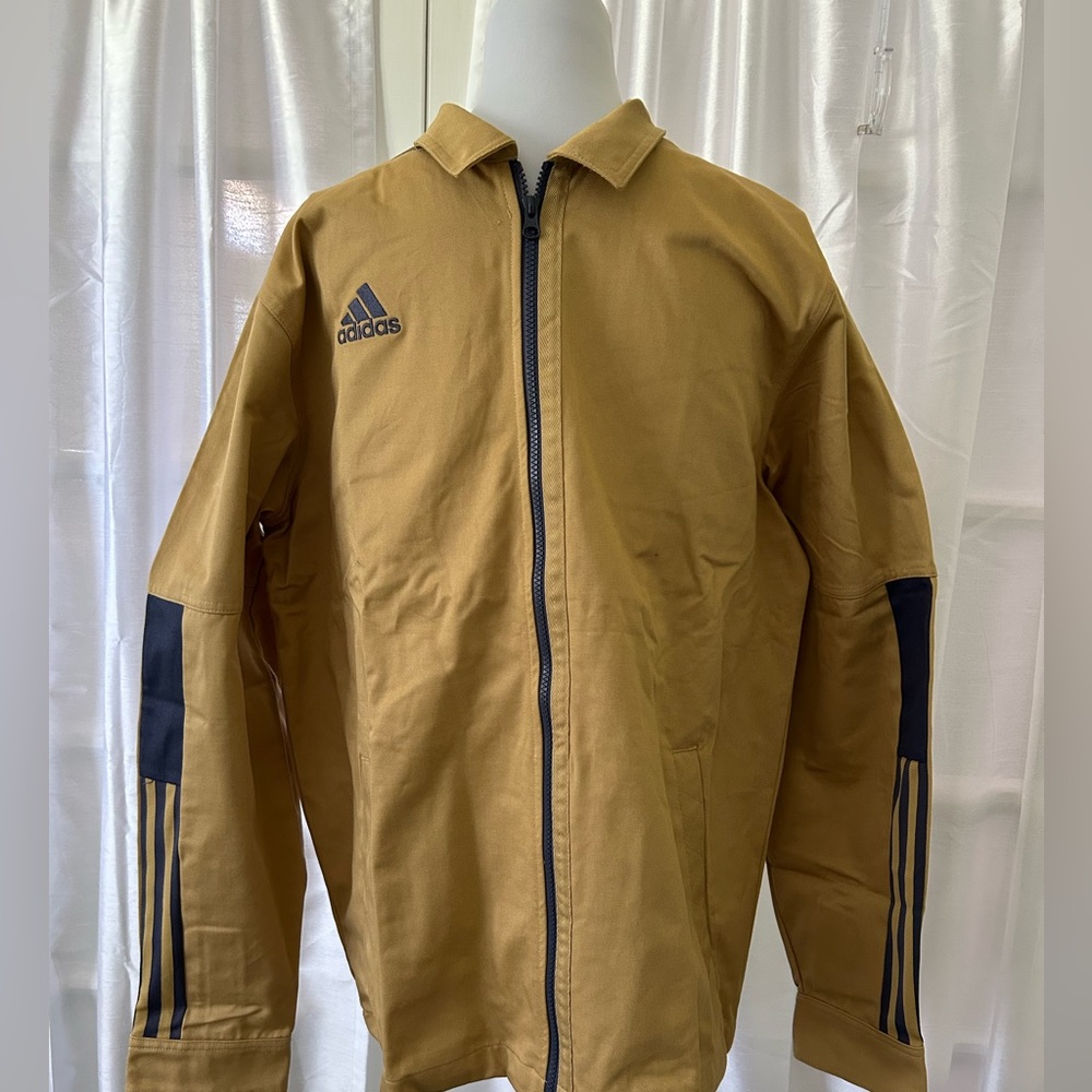 NWT Adidas Tiro Golden Beige Jacket